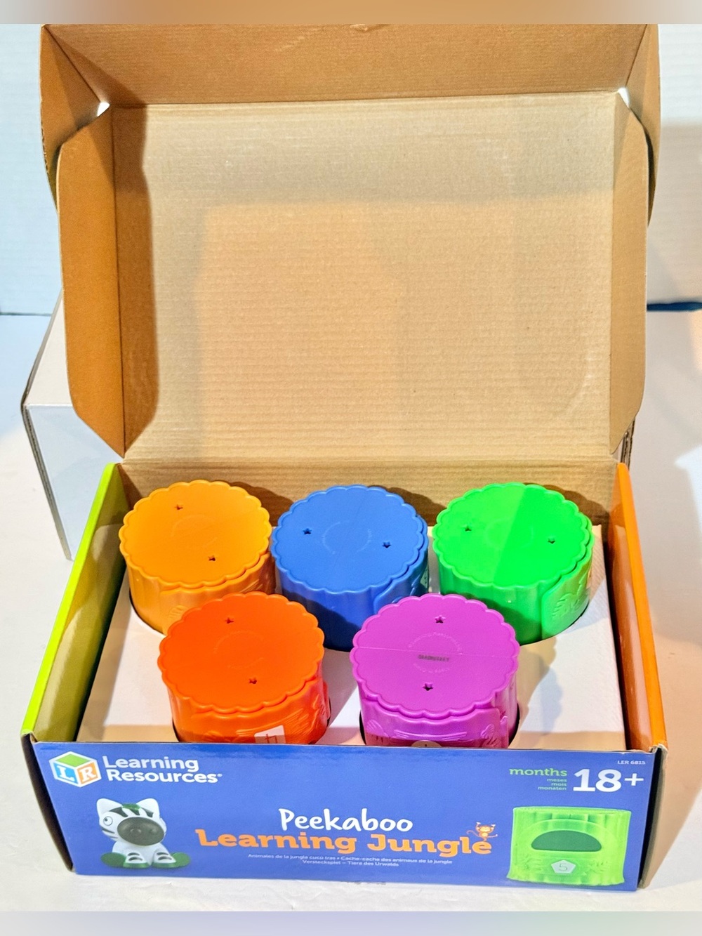 Learning Resources Peekaboo Learning Jungle Toddler Montessori Toy Brand New - Picture 10 of 11